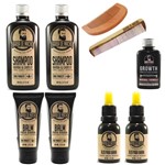 Ficha técnica e caractérísticas do produto Kit 2 Shampoo 2 Balm 2 Oleo 1 Tonico + Pentes de Barba - Barba de Macho