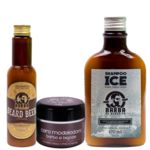 Ficha técnica e caractérísticas do produto Kit Shampoo Beard Beer + Cera De Barba e Bigode + Shampoo Ice