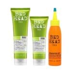 Ficha técnica e caractérísticas do produto Kit Shampoo Bed Head Reenergize 250ml + Condicionador 200ml + Creme Bed Head Straighten Out 120ml