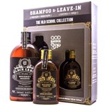 Ficha técnica e caractérísticas do produto Kit Shampoo Black Label+leavein Gold Label Qod Barber Shop