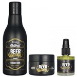 Ficha técnica e caractérísticas do produto Kit Shampoo Cera e Óleo Cabelo e Barba Beer - Ocean Hair - Oceanhair