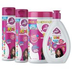 Ficha técnica e caractérísticas do produto Kit Shampoo + Cond + Ativador De Cachos + Hidratação Pró Cachos Kids - Princesinhas Cacheadas