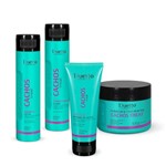 Ficha técnica e caractérísticas do produto Kit Shampoo Cond Máscara Hidratante Leave-in Cachos Treat - Duetto