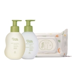 Ficha técnica e caractérísticas do produto Kit Shampoo + Condicionado + Lenços Mamãe e Bebê