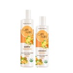 Ficha técnica e caractérísticas do produto Kit Shampoo + Condicionador Antioleosidade Frutas Cítricas Vegano Capi Hair Abelha Rainha