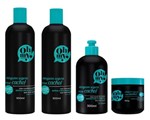 Kit Shampoo Condicionador Ativador de Cacho 4 Iten 500 Oh My - Oh My Cosmetics