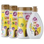 Ficha técnica e caractérísticas do produto Kit Shampoo + Condicionador + Ativador De Cachos + Hidratação Pró Cachos Kids - Melão E Melancia