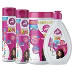 Ficha técnica e caractérísticas do produto Kit Shampoo + Condicionador + Ativador de Cachos + Hidratação Pró Cachos Kids - Princesinhas Cacheadas