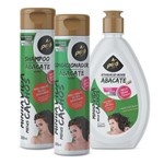Kit Shampoo + Cond + Ativador de Cachos Pró Cachos - Abacate