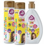 Ficha técnica e caractérísticas do produto Kit Shampoo + Condicionador + Ativador De Cachos Pró Cachos Kids - Melão E Melancia