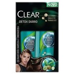 Ficha técnica e caractérísticas do produto Kit Shampoo + Condicionador Clear Anti-Caspa Detox Diário 200ml
