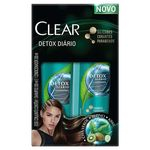 Ficha técnica e caractérísticas do produto Kit Shampoo + Condicionador Clear Anti-caspa Detox Diário 200ml