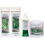 Kit Capilar Algas - Shampoo 350 Ml, Condicionador 350 Ml, Máscara 500 Gramas, Creme 300 Ml