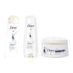 Ficha técnica e caractérísticas do produto Kit Shampoo + Condicionador + Creme de Tratamento Dove Reconstrução Completa