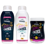 Ficha técnica e caractérísticas do produto Kit Shampoo + Condicionador + Creme 2 em 1 Quanto Mais Cachos Melhor Intense Griffus