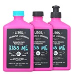 Kit Shampoo + Condicionador + Creme para Pentear Lola Cosmetics Kiss me