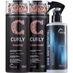 Ficha técnica e caractérísticas do produto Kit Shampoo + Condicionador Curly 2X300Ml + Tratamento Uso Obrigatório...