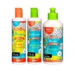 Ficha técnica e caractérísticas do produto Kit Shampoo Condicionador e Ativador de Cachos Legal é Hidratar Kids #TodeCachinho - Salon Line