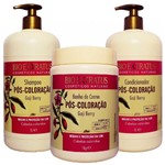 Ficha técnica e caractérísticas do produto Kit Shampoo Condicionador E Banho De Creme Pós Coloração Goji Berry 1l - Bio Extratus