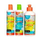 Ficha técnica e caractérísticas do produto Kit Shampoo Condicionador e Creme para Pentear Legal é Hidratar Kids #TodeCachinho - Salon Line