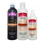 Ficha técnica e caractérísticas do produto Kit Shampoo Condicionador e Creme para Pentear Yamasterol Lisos Disciplinados 300ml - Yamá