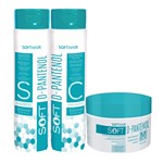 Kit Shampoo Condicionador e Creme Soft D-Pantenol SoftHair - Soft Hair