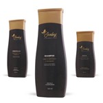 Kit Shampoo, Condicionador e Leave-in Jendayi Cosmeticos