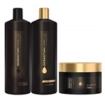 Ficha técnica e caractérísticas do produto Kit Shampoo Condicionador E Máscara Sebastian Professional Dark Oil Grande