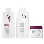 Ficha técnica e caractérísticas do produto Kit Shampoo Condicionador e Máscara Wella SP Color Save