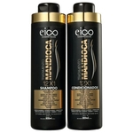 Ficha técnica e caractérísticas do produto Kit Shampoo + Condicionador Eico Tratamento Mandioca + 12 Vitaminas 2 x 800ml