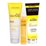 Ficha técnica e caractérísticas do produto Kit Shampoo + Condicionador + Fluido John Frieda Sheer Blonde Go Blonder Kit