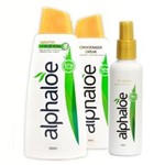Ficha técnica e caractérísticas do produto Kit Shampoo+Condicionador+Gel Capilar de Aloe Vera - Alphaloe