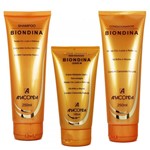 Ficha técnica e caractérísticas do produto Kit Shampoo Condicionador Leave-in Biondina - Anaconda