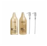 Ficha técnica e caractérísticas do produto Kit Shampoo Condicionador L'oréal Absolut Repair Cortex Lipidium(1,5l) E Válvulas Pump
