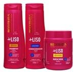 Ficha técnica e caractérísticas do produto Kit Shampoo Condicionador Máscara 500g +Liso Antiumidade - Bio Extratus