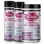 Kit Shampoo + Condicionador + Máscara Capilar Pró Cachos - Pra Bombar D-panthenol das Poderosas