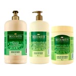 Ficha técnica e caractérísticas do produto Kit Shampoo Condicionador Mascara Jaborandi 1l Bio Extratus