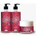 Ficha técnica e caractérísticas do produto Kit Shampoo Condicionador Mascara Vanilla Uso Diário 500 Ml