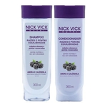 Ficha técnica e caractérísticas do produto Kit Shampoo + Condicionador Nick & Vick Nutri-hair Raízes E Pontas Equilibradas Kit