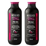 Ficha técnica e caractérísticas do produto Kit Shampoo + Condicionador Nick & Vick Pro-Hair Reestruturador Kit