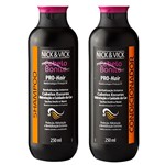 Ficha técnica e caractérísticas do produto Kit Shampoo + Condicionador Nick Vick Pro-Hair Revitalização Intensa Cabelos Escuros