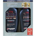 Ficha técnica e caractérísticas do produto Kit Shampoo + Condicionador Niely Gold 300ml For Men