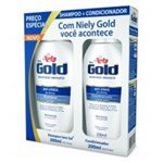 Ficha técnica e caractérísticas do produto Kit Shampoo + Condicionador Niely Gold Anti-Stress