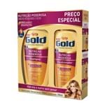 Ficha técnica e caractérísticas do produto Kit Shampoo + Condicionador Niely Gold Nutrição Poderosa 300+200ml