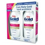 Ficha técnica e caractérísticas do produto Kit Shampoo + Condicionador Niely Gold Proteção da Cor