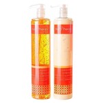 Kit Shampoo + Condicionador Papaya, Fruit Therapy Left Litro