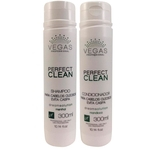 Ficha técnica e caractérísticas do produto Kit Shampoo + Condicionador Perfect Clean 2x300ml Vegas Professional