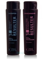 Kit Shampoo + Condicionador Pós-Progressiva PH Résulter 250ml - Salon Tech
