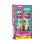 Ficha técnica e caractérísticas do produto Kit Shampoo + Condicionador Salon Line Hidra Original - 300Ml