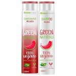 Ficha técnica e caractérísticas do produto Kit Shampoo + Condicionador Vegano Melancia Green Hope 2x300ml